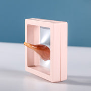 アクセサリーケース ジュエリーケース ルースケース 展示ケース 正方形 小さめ 小型 7cm 9cm 11cm 無地 ホワイト ブラック ピンク シンプル かわいい キュート おしゃれ