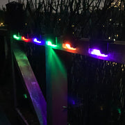 ガーデンライト ソーラーライト LED 防水 単品 屋外 階段 庭 玄関 車庫 駐車場 電球色 昼光色 カラフル 防犯 安全対策 小型 照明 灯り 直角 段差