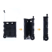 キャリーカート 台車 Mサイズ 45L 折りたたみ コンテナ型 箱型 蓋なし アウトドア キャンプ 買い物 ショッピング スポーツ レジャー 旅行