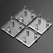 ディスプレイスタンド ディスプレイホルダー 台座 透明 クリア 水晶スタンド パワーストーンスタンド アクセサリー スマホ 小物収納 展示 店舗 お店
