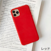 iPhoneケース カバー スマホケース マット くすみカラー つや消し シンプル 無地 TPU ソフト 耐衝撃 背面保護 傷防止 アイフォン スマートフォン 13 12 11 XR XS X 8 7 SE Pro Max mini plus カジュアル メンズ レディース