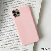 iPhoneケース カバー スマホケース マット くすみカラー つや消し シンプル 無地 TPU ソフト 耐衝撃 背面保護 傷防止 アイフォン スマートフォン 13 12 11 XR XS X 8 7 SE Pro Max mini plus カジュアル メンズ レディース