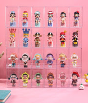 コレクションケース 4個セット フィギュアケース ディスプレイケース 展示ボックス ショーケース クリア 透明 収納 人形 模型 防塵 防水