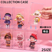 コレクションケース 単品 フィギュアケース ディスプレイケース 展示ボックス ショーケース クリア 透明 収納 人形 模型 防塵 防水