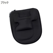 リールケース リールカバー 左手用 右手用 フィッシング 釣り ハードケース 保護ケース 収納ケース リールポーチ 持ち運び ファスナー アウトドア