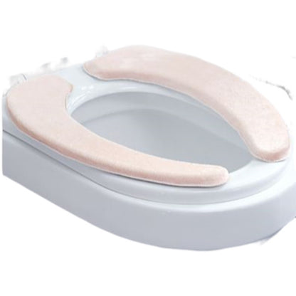 便座シート 便座カバー 大きいサイズ トイレ用品 厚手 ふわふわ ベージュ バリエーション画像