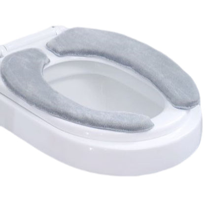 便座シート 便座カバー 大きいサイズ トイレ用品 厚手 ふわふわ グレー バリエーション画像