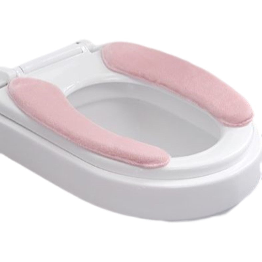 便座シート 便座カバー 大きいサイズ トイレ用品 厚手 ふわふわ ピンク バリエーション画像