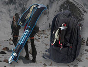 トレッキングポール 登山ストック 収納袋付き 単品 アウトドア 登山用品 I型グリップ 伸縮式 折りたたみ コンパクト 山登り 杖 ステッキ ハイキング メンズ レディース 男性用 女性用 便利 省スペース