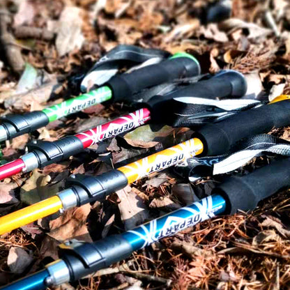 トレッキングポール 登山ストック 収納袋付き 単品 アウトドア 登山用品 商品画像5