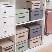 収納ボックス Lサイズ 収納家具 衣類収納 収納ケース ふた付き 折りたたみ 洋服 本 小物 不織布 整理整頓 おしゃれ カラバリ豊富
