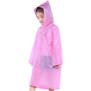 レインコート カッパ 子供用 キッズ ジュニア 女の子 男の子 レインウェア フード付き 雨具 雨合羽 120cm 130cm 140cm 150cm スナップボタン 半透明 防水 無地 ソリッドカラー 雨の日 通学 お出掛け 女子 男子 こども用 修学旅行