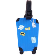 ネームタグ 旅行タグ 荷物タグ トラベルグッズ バッグ用アクセサリー バッグ用 カバン用 スーツケース 旅行用品 名札 ベルト付き スポーツバッグ 目印 キャリーバッグ ポップ お洒落 キッズ 子供 カラフル 便利グッズ 取り付け簡単 カード入れ