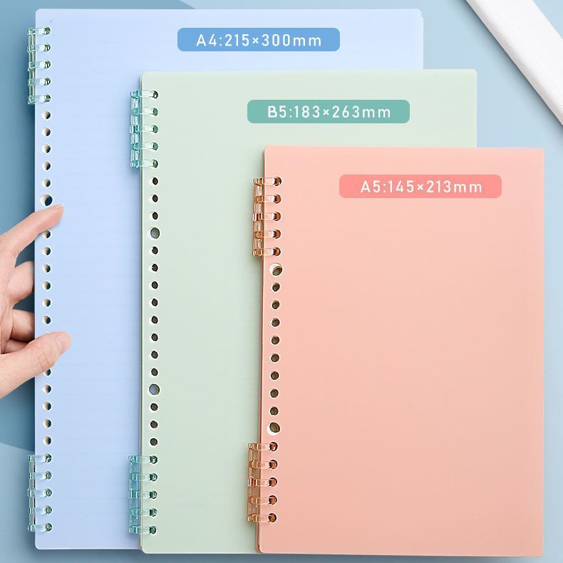 バインダーリング 8個セット ルーズリーフリング 文房具 5穴 ノート 商品画像2