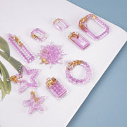 シリコンモールド ペンダント イヤリング アクセサリー ハンドメイド DIY クラフト道具 手作り 手芸用品 型抜き バリエーション