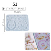 シリコンモールド ペンダント イヤリング アクセサリー ハンドメイド DIY クラフト道具 手作り 手芸用品 型抜き バリエーション