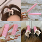 前髪カーラー 前髪クリップ レディース メンズ 男女兼用 ヘア用品 スタイリング 時短 簡単 マジックカーラー ふんわり前髪 ボリュームアップ かわいい おしゃれ カラバリ豊富 オレンジ 緑 紫
