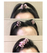 前髪カーラー 前髪クリップ レディース メンズ 男女兼用 ヘア用品 スタイリング 時短 簡単 マジックカーラー ふんわり前髪 ボリュームアップ かわいい おしゃれ カラバリ豊富 オレンジ 緑 紫