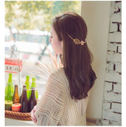 ヘアアクセサリー 髪飾り リーフモチーフ チェーン ヘアアクセ 両サイドクリップ 葉っぱ おしゃれ きれいめ 上品 可愛い かわいい お呼ばれ レディース 女性用 婦人用 ゴールドカラー シルバーカラー ファッション 小物 雑貨