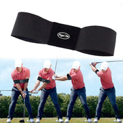 ゴルフスイング補正ベルト スイングトレーナー ゴムバンド ゴルフ練習器具 軽量 幅広 トレーニング ゴルフデビュー 初心者 シンプル