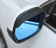 サイドミラーバイザー カーアクセサリー 車用品 2個セット 左右 ドアミラー 取り付け簡単 雨除け 雪除け シンプル 単色