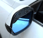 サイドミラーバイザー カーアクセサリー 車用品 2個セット 左右 ドアミラー 取り付け簡単 雨除け 雪除け シンプル 単色