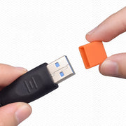 USBキャップ コネクタカバー 2個セット USBグッズ フタ 蓋 保護キャップ 保護カバー シリコン USBメモリ USBケーブル 充電ケーブル PC スマホ