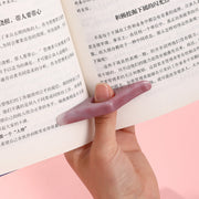 ページホルダー ブックマーク 単品 1個 軽量 コンパクト 親指 片手読書 おしゃれ 便利グッズ 読書アクセサリー ギフト プレゼント