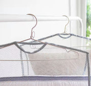 枕干しネット 洗濯用品 平干し メッシュ 通気性 干す 吊るす 乾燥 物干し ピローネット 省スペース 便利