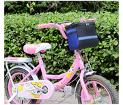 自転車バッグ フロントバッグ 車体装着 かばん 鞄 面ファスナー 子供用自転車 かご ハンギング 簡単取り付け ハンドルバッグ ストライダー マウンテンバイク クリアポケット メッシュポケット おしゃれ