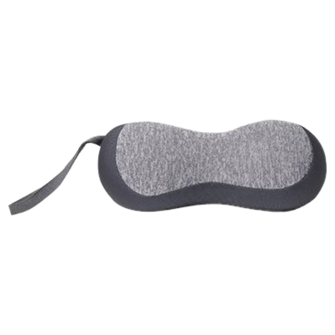 枕 ネックピロー ポータブル枕 携帯枕 男女兼用 レディース メンズ 寝具 ミニ 小型 グレー ピーズ 旅行 持ち運び 便利