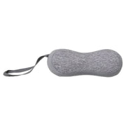 枕 ネックピロー ポータブル枕 携帯枕 男女兼用 レディース メンズ 寝具 ミニ 小型 グレー ピーズ 旅行 持ち運び 便利