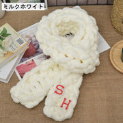毛糸 マフラー用 手編み 指編み 手芸用品 DIY 材料 極太 太め 太い ニット かわいい おしゃれ