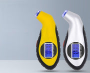 エアゲージ タイヤゲージ 空気圧計 カー用品 デジタル式 LED搭載 LEDライト付き シンプル 車 自動車 トラック バイク タイヤ 測定 計測 点検 夜間 赤 黒 黄色