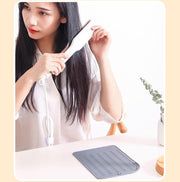 ヘアアイロンマット カバー 2in1 2WAY シリコン 耐熱 収納ケース 収納ポーチ 焦げ防止 落下防止 旅行 出張