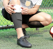 シンガード すね当て 両足用 大人用 脛当て すね カバー サッカー フットサル スポーツ ロゴ入り SPORTS 保護 怪我対策