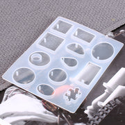 シリコンモールド レジン型 抜き型 アクセサリー ネックレス ペンダント キーホルダー ハンドメイド シリコン 樹脂粘土 DIY 手作り 手芸 クラフト