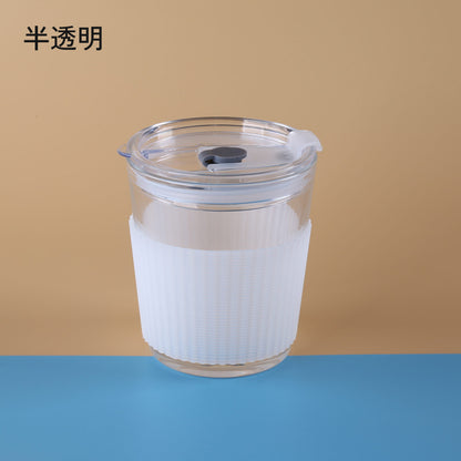 シリコンカップスリーブ コップ ガラス カバー 滑り止め 断熱 商品画像3