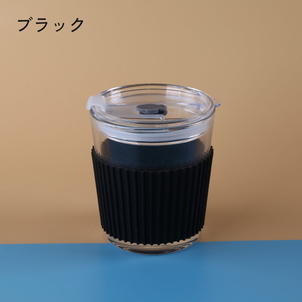 シリコンカップスリーブ コップ ガラス カバー 滑り止め 断熱 商品画像4