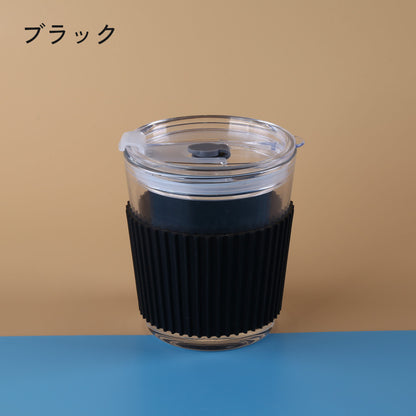 シリコンカップスリーブ コップ ガラス カバー 滑り止め 断熱 商品画像4