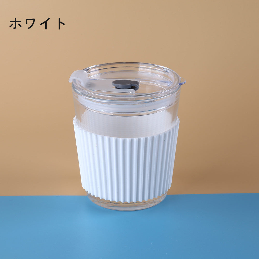 シリコンカップスリーブ コップ ガラス カバー 滑り止め 断熱 商品画像5