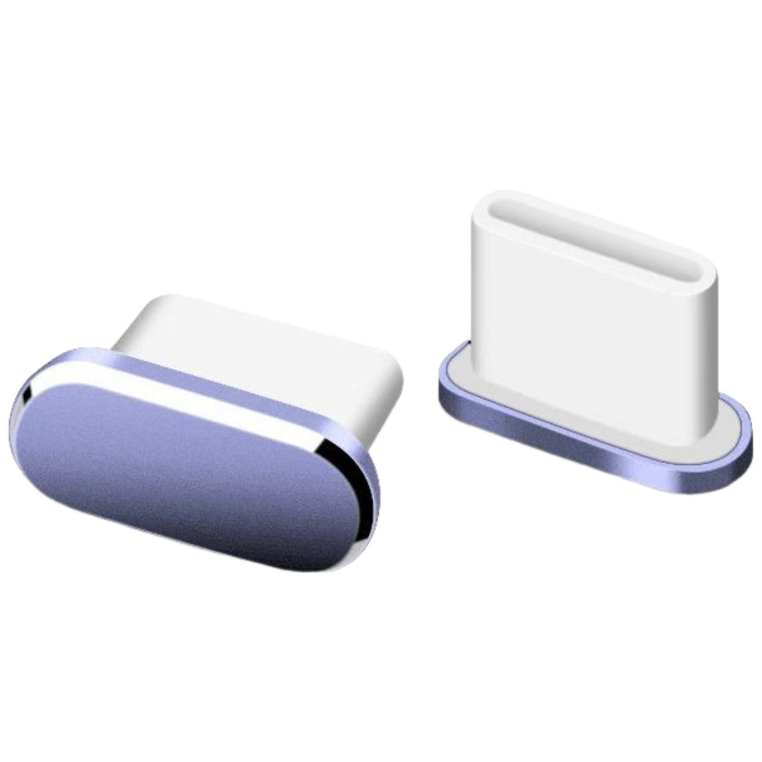 防塵キャップ コネクタカバー USB Type-C 単品 1個 ライトパープル バリエーション画像