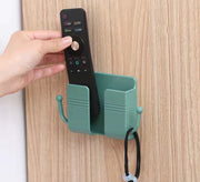 スマホ充電スタンド スマホホルダー リモコンホルダー 壁掛け 粘着式 フック付き シンプル スマホ 携帯 リモコン 収納 リビング キッチン 台所 洗面所 壁 白 ピンク 青