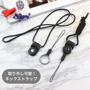 スマホネックストラップ ネックストラップ フィンガーストラップ 2WAY 落下防止 紛失防止 ワンタッチ着脱 着脱可能 取り外し可能 携帯ストラップ スマホ スマートフォン ストラップ ケータイストラップ iPhoneストラップ 携帯 ケータイ iPhone スマホアクセサリー スマートフォンアクセサリー 便利