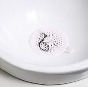 排水口カバー 排水溝カバー ヘアキャッチ ごみ受け 単品 流し台 キッチン用品 洗面所 シンク 浴室 台所 つまり防止 吸盤付き 蓋 栓 水切り 髪の毛 フィルター 生ごみ バス用品 日用品 便利グッズ 単色 無地 凹凸 ソフト やわらかい 丸 サークル つまみ付き シンプル 灰 白 黒 ピンク 青