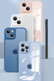 iPhoneケース カバー スマホケース シリコン 軽量 薄型 スリム 耐衝撃 カメラ保護 背面保護 透明 クリア マットクリア