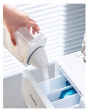 ランドリーボトル 詰め替えボトル 700ml 1100ml 洗濯洗剤 粉洗剤 柔軟剤 計量 容器 ケース 洗剤ボトル 詰め替え用 ディスペンサー シンプル