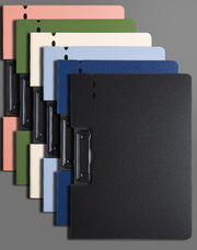 クリップボード バインダー 横型 縦型 クリップファイル A4 二つ折り シンプル ビジネス 文具 オフィス 事務用品 資料整理 紙バサミ ホルダー ヨコ よこ タテ たて 日用品雑貨 文房具