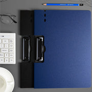 クリップボード バインダー 横型 縦型 クリップファイル A4 二つ折り シンプル ビジネス 文具 オフィス 事務用品 資料整理 紙バサミ ホルダー ヨコ よこ タテ たて 日用品雑貨 文房具