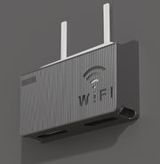 ルーター収納ボックス ケーブルボックス Wifi機器収納ボックス Wi-Fiルーター 壁掛け 配線整理 スッキリ 壁面収納 整理整頓 ロゴ入り おしゃれ